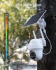 Внешняя 4G камера COOAU G1 4G LTE на 360°, с SIM-картой и картой памяти 64 ГБ, солнечная панель, обнаружение движения PRO - изображение 5