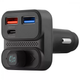 Автозарядка Proove FM Launcher Luxor SE, 36W, Bluetooth 5.3, FM-трансмиттер, PD+QC 3.0, USB+Type-C, серая - изображение 3