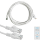 Інтернет кабель LAN провід для роутера 5м патч корд-кабель RJ-45 білий (5703) - зображення 2