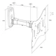 Кронштейн X-Digital Steel 17-32" SA225 Black (5988306) - зображення 2
