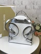 Рюкзак жіночий Michael Kors Sheila Medium Logo Backpack Silver білий (35F4S6HB6M) - зображення 4