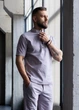 Рубашка из льна MonsterBrand короткий рукав M (48) Серый - изображение 2