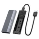 Кишеня (зовнішній корпус) Hoco HB47 Enclosure M.2 SSD (USB3.1.) швидкість до 6 Гбіт/с, алюмінієвий - зображення 4