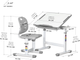 Комплект Evo-Kids стол + стул Evo-06 Plus Grey (Evo-06 Plus G) - изображение 3