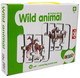 Puzzle edukacyjne Lean Toys Dzikie zwierzęta 10 połączeń 7811 (wersja angielska) (5903802454024) - obraz 1