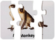 Puzzle edukacyjne Lean Toys Dzikie zwierzęta 10 połączeń 7811 (wersja angielska) (5903802454024) - obraz 5