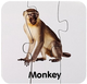 Puzzle edukacyjne Lean Toys Dzikie zwierzęta 10 połączeń 7811 (wersja angielska) (5903802454024) - obraz 8