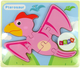 Puzzle drewniane Lean Toys Dinozaury Pterodaktyl i Pliosaurs 6 elementów 10342 (5904665991817) - obraz 3