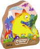 Puzzle Lean Toys Dinozaur wulkan 48 elementów 14114 (5905679074497) - obraz 2