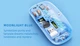 Мышь T-WOLF X11 беспроводная, бесшумная с аккумулятором 2,4G+Bluetooth Blue - изображение 2