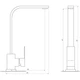 Смеситель для кухни из нержавеющей стали Globus Lux Sicilia SBQ-203S - изображение 4