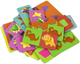 Puzzle Lean Toys Dwustronne domino dinozaury 10 x 5 cm 28 elementów 16516 (5905884450253) - obraz 3