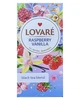Чай Lovare Raspberry Vanilla чорний в пакетиках з ароматом ванілі и малини 24 шт х 2 г (55760) - зображення 2