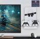 Настінне кріплення + Зарядна станція JYS для консолі PS5 / PS5 Slim / PS5 Pro (Disk Drive/Digital Edition) та контролера DualSense | DualSense Edge + Гачок-тримач навушники PS5 Pulse 3D / PULSE Elite | Кронштейн на стіну Sony PlayStation 5 - зображення 1