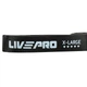 Гума петля для підтягувань і тренувань стрічка силова LiveUp SUPER BAND LP8410-XL (латекс, 2080x64x4,5мм, XL, навантаження 39-77кг, чорний) - изображение 4