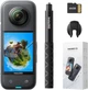 Экшн-камера Insta360 X3 Get-Set Kit / 360° / 48Мп / 5.7К / 60fps / Wi-Fi / Bluetooth / Влагозащищенная / Черная (CINSAAQ) Б/В - изображение 1