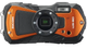 Фотоапарат Ricoh WG-80 16Мп / CMOS / Full HD 60fps / 5Х зум / Водонепроникний / Ударостійкий / Чорно-помаранчевий Б/В - зображення 2