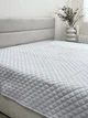 Покрывало Ecotton Light Grey Двуспальное 200x220 см Стеганое Полисатин (25183_000) - изображение 1
