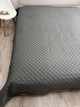 Покрывало Ecotton Nid Grey Двуспальное 200x220 см Стеганое Полисатин (25179_000) - изображение 2