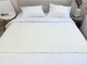 Покрывало-саше Ecotton Cream White 70x230 см Стеганое Полисатин (25177_000) - изображение 3