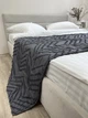 Покривало-саше Ecotton Jacuard Grey 70x230 см Стьобане Полісатин (25219_000) - зображення 3