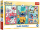 Zestaw Puzzle Trefl Świat Stitcha 3 x 80 elementów 34885 (5900511348859) - obraz 1