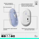 Мышка Logitech POP Mouse With Emoji Bluetooth Lilac (910-007414) - зображення 8