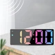 Светодиодные цифровые настольные зеркальные часы с LED дисплеем, будильником и термометром - изображение 3