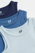 Боди (5шт) H&M 62см синий,белый,серый,голубой 4071088019 - изображение 2