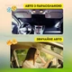 Универсальный солнцезащитный зонтик на лобовое стекло автомобиля от солнечных лучей 78 х 136 см - изображение 3