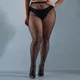 Женские колготки точки на сетке квадратики высокая посадка черные 88839 XS-XXXXL - изображение 1