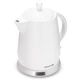 Электрочайник керамический Kamille KM-1725 на 1200 W с фиксированной ручкой и нагревательным элементом из нержавеющей стали 1.5 л Белый (124-84-1725) - изображение 2