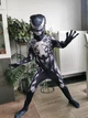 Карнавальный детский костюм венома для мальчика маска веном косплей venom размер 140 рост 128 - 135 см в черном цвете марвел - изображение 4