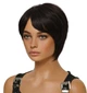 Парик черный короткий Natural Black, термоволокно XOUJE - изображение 1
