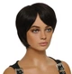 Парик черный короткий Natural Black, термоволокно XOUJE - изображение 4