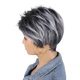 Перука коротка Піксі Silver grey - зображення 4