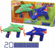 Zestaw wyrzutni Hasbro Nerf Easy Play Wild Wolfpack 2 szt + 20 strzałek G0031 (5010996255419) - obraz 1