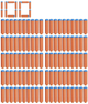 Zestaw strzałek Hasbro Nerf N Series Wkład 100 szt G0348 (5010996254627) - obraz 5