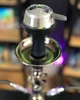 Кальян на 2 трубки на 2 персони Hookah Dino заввишки 56 см із силіконовою чашею та калаудом Чорний - зображення 2