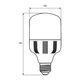 Лампочка Eurolamp E27 (LED-HP-30274) - изображение 4