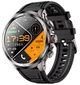 Android Смарт Годинник Телефон 4G LTE SIM карта GPS Wi-Fi H19 3/32Gb Відеодзвінки Месенджери AMOLED дисплей 1.95″ Поворотна камера Мікрофон Bluetooth 1100mAh кнопка SOS Black - зображення 2