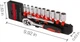 Набор торцевых ключей с трещоткой 1/4 дюйма набор приводных головок с 10 головками - изображение 3
