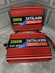 Інвертор TATALIKEN 3500 Вт 12V на 220V - перетворювач напруги, чиста синусоїда (К29) - зображення 2