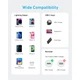 Дата кабель USB-C to Lightning 1.8m nylon 322 black Anker (A81B6G11) - зображення 5