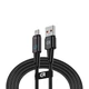 Дата кабель USB 2.0 AM to Lightning 1.2m 12W black Armorstandart (ARM75864) - зображення 1