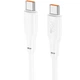 Дата кабель USB-C to USB-C 1.0m 100W TPE X93 white HOCO (6931474790712) - зображення 2