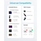 Дата кабель USB-C to USB-C 1.8m nylon 322 black Anker (A81F6G11) - изображение 3