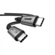 Дата кабель USB-C to USB-C 1.0m USB4 40Gbps 240W 8K60Hz black Armorstandart (ARM81921) - изображение 2