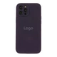 Чохол Silicone Case Full Size with Frame для iPhone 12 Pro Max Колір 39.Elegant Purple - изображение 8