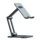 Тримач для мобільного Baseus Desktop Biaxial Foldable Metal Stand, Grey - зображення 2